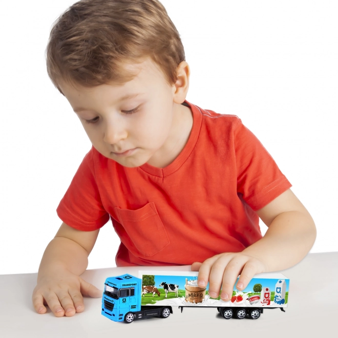 Milk and Dairy Products Truck Toy