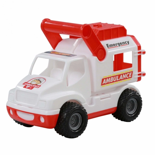 White Ambulance Toy Truck