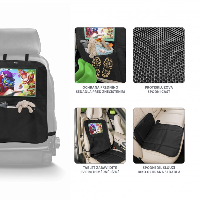 Seat Protector with Tablet Pocket