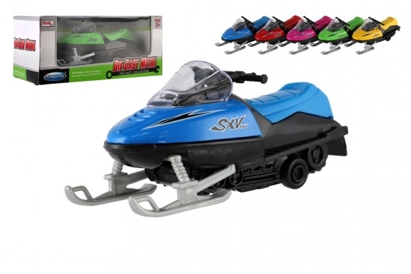 Snowmobile Toy with Pull-Back Action