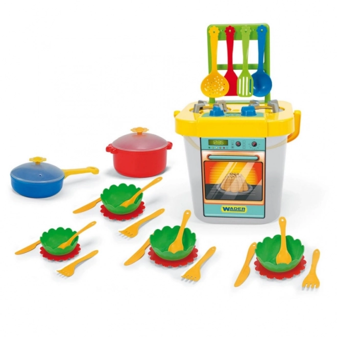 Toy Kitchen Set with Accessories