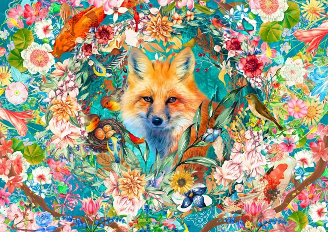 Enjoy Puzzle Fox Lady 1000 Pieces