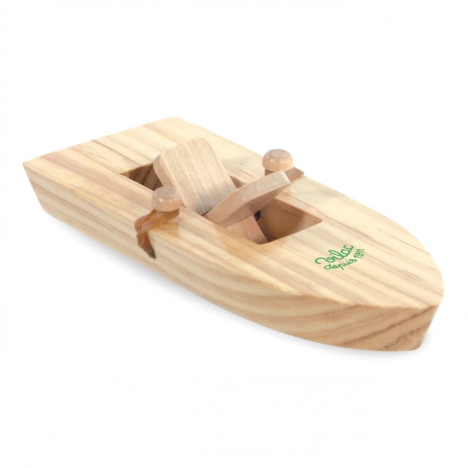 Wooden Rubber Band Powered Boat