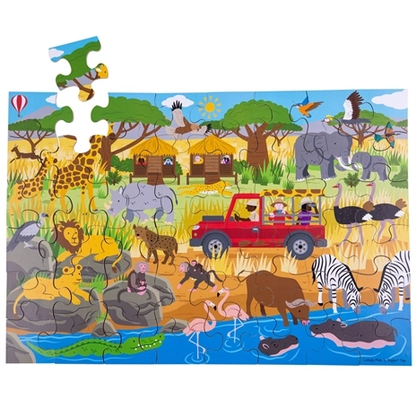 African Adventure Floor Puzzle