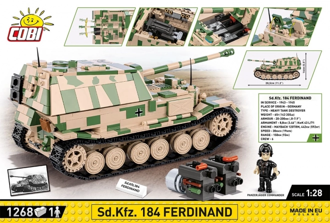 Sd.Kfz. 184 Ferdinand Brick Model