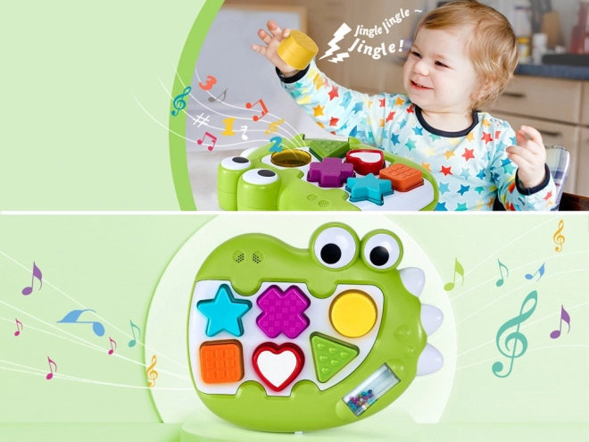 Dinosaur Shape Sorter with Sound and Light