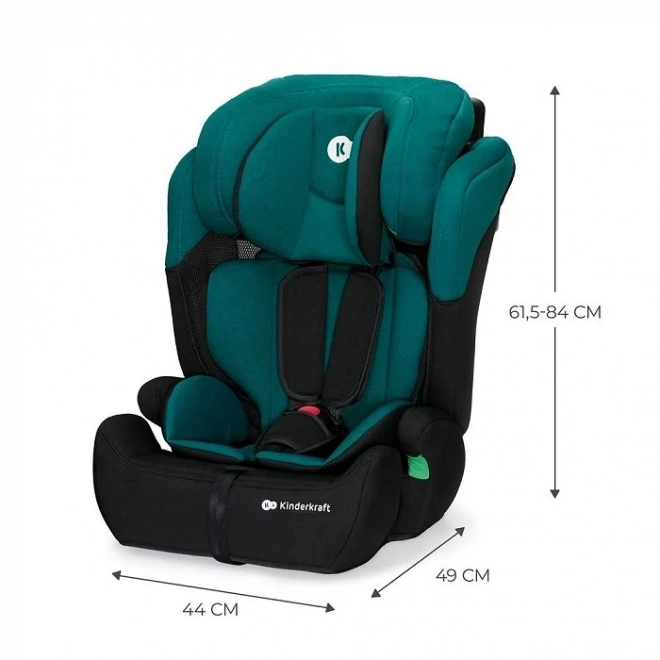 Autostol COMFORT UP i-Size 76-150 cm 9-36 kg – Grøn