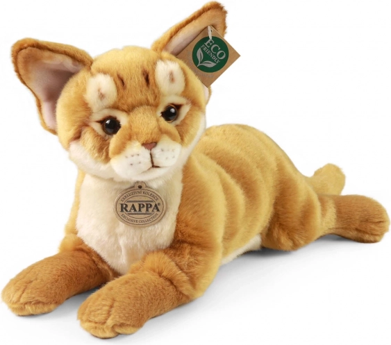 Abyssinian plush cat 30 cm eco-friendly