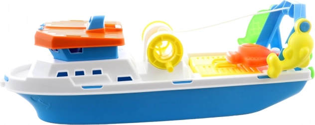 Bateau de pêche en plastique 40 cm