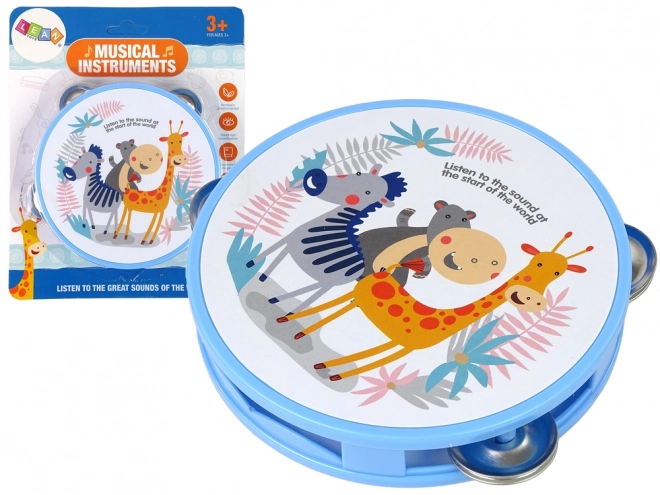 Musical Animal Tambourine for Kids