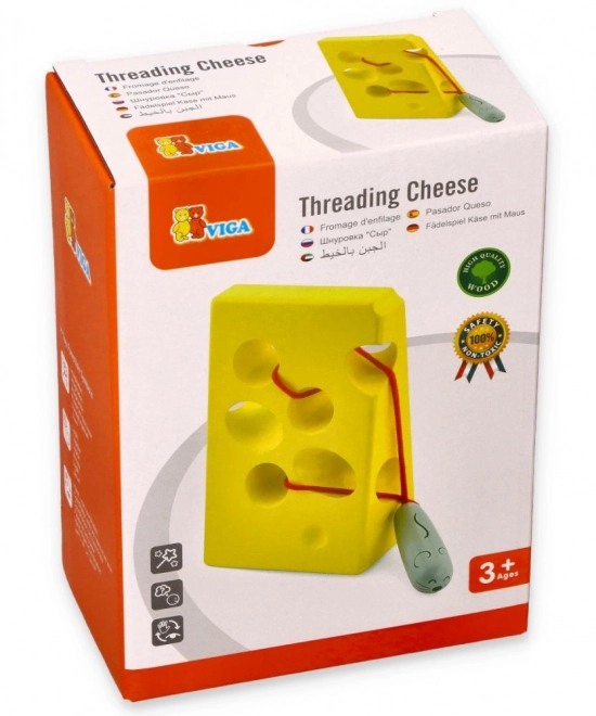 Yellow Cheese Maze Toy for Mouse