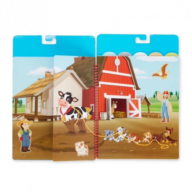 Paw Patrol Reusable Stickers Flip-Flap Bay Adventures