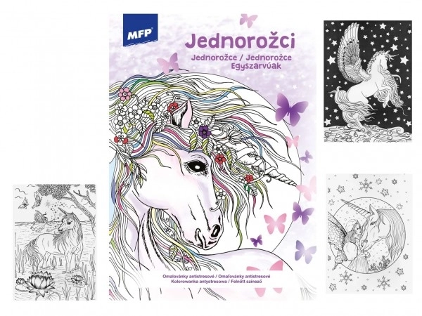 Unicorns Anti-Stress Coloring Book