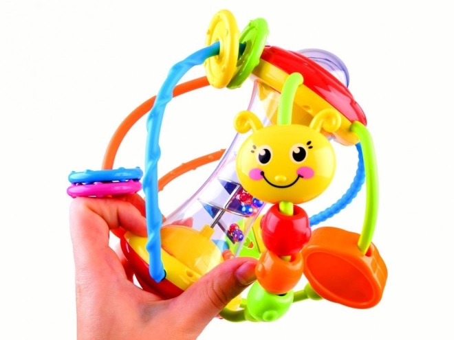 Colorful Educational Rattle Ball Spiral