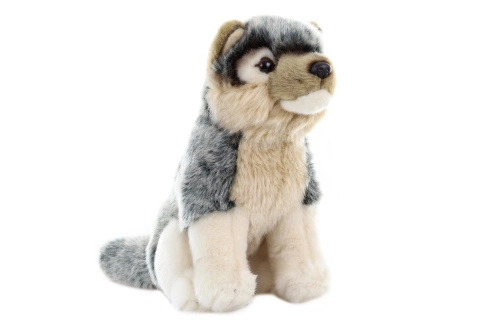 Plush Sitting Wolf