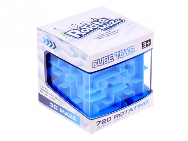 Rotating Maze Skill Game Cube