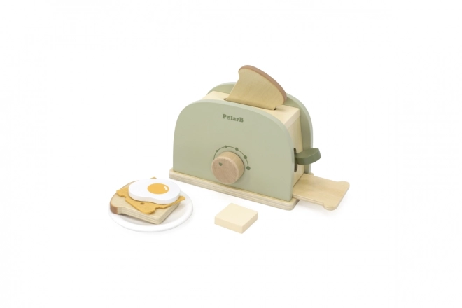 Wooden Toaster Toy Set