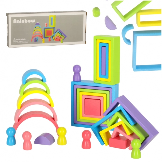 Educational Wooden Rainbow Puzzle