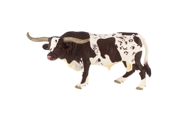 Texas Longhorn Cattle Plastic Figurine in Bag 15cm