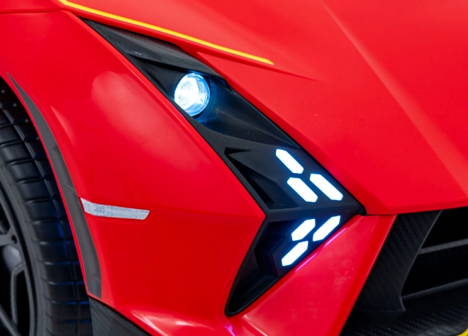 Dětský vůz Lamborghini Invencible červený