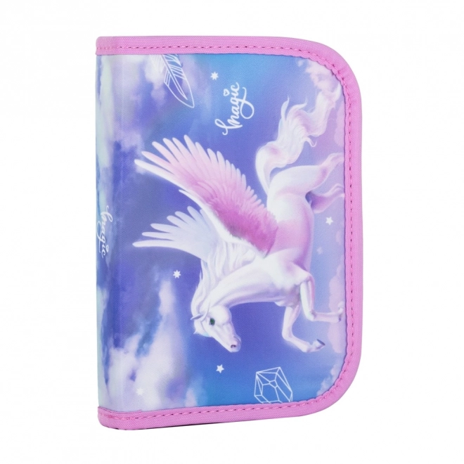 School Pencil Case with Pegasus Design