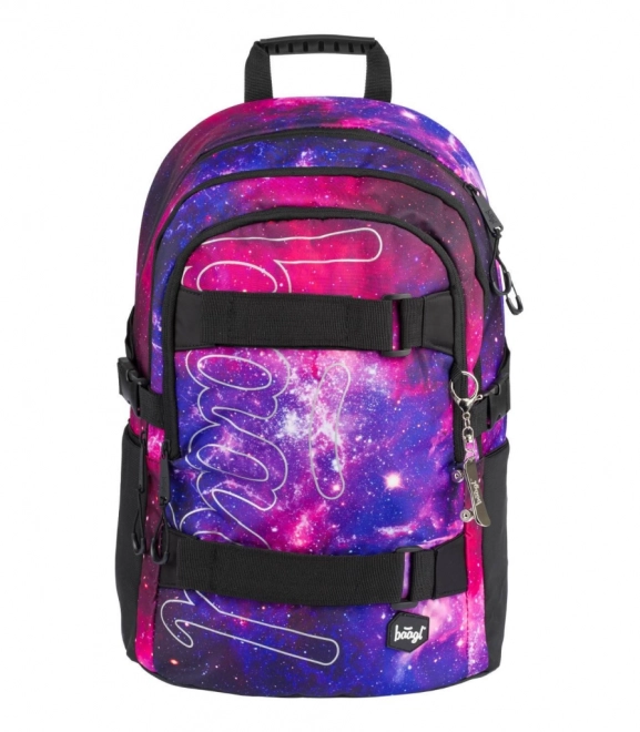 School Backpack Skate Galaxy