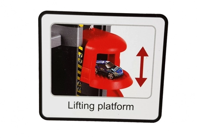 5-Level Battery-Operated Toy Parking Garage with Lights and Elevator