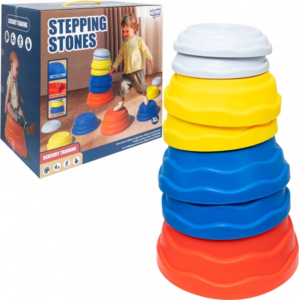 WOOPIE Balancerende Stenen voor Evenwichtstraining 5 stuks