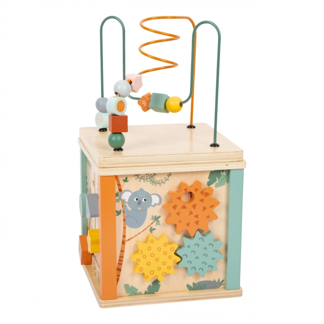 Small Foot Safari Activity Cube