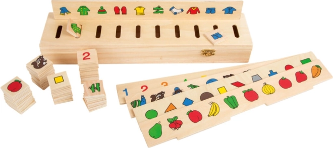 Houten motorische sorteerpuzzel Small Foot