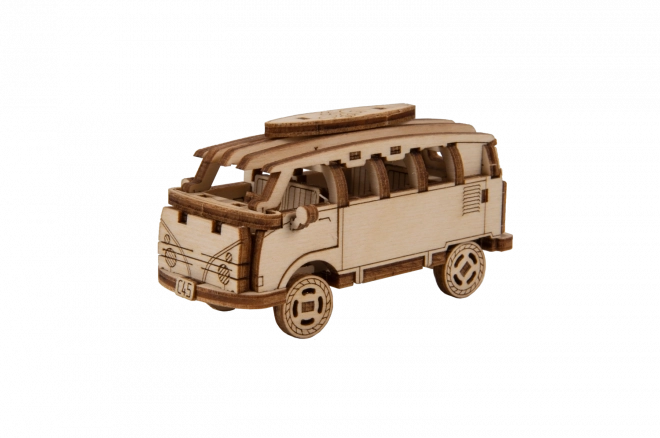 Wooden City 3D Puzzle Retro Minibus