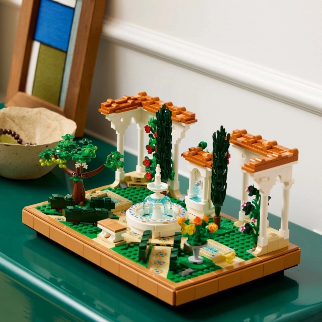 Lego Icons Garden Fountain Set for Adults