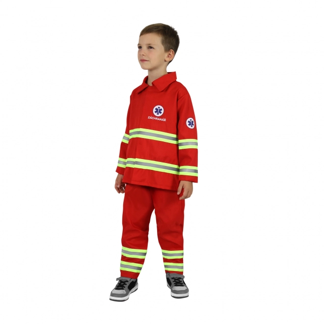 Children's Rescue Costume with Czech Print