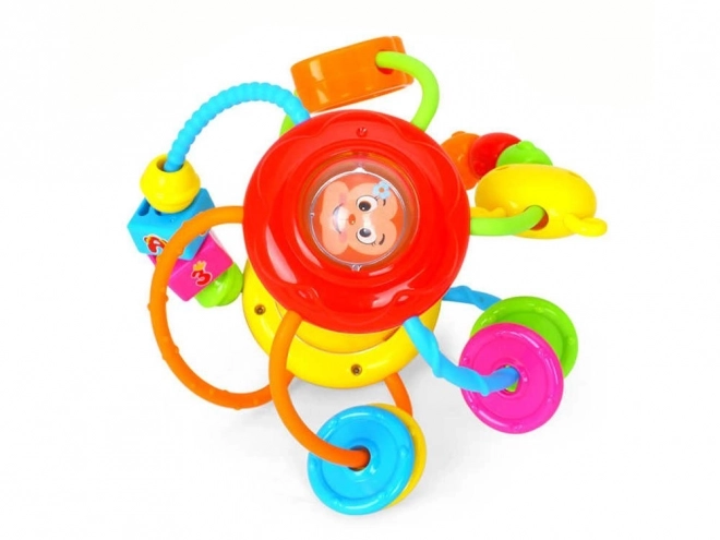 Colorful Educational Rattle Ball Spiral