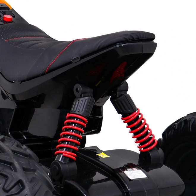 Quad Lucky Seven on battery black + EVA wheels + slow start + LED + MP3 USB