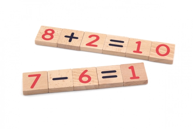 Wooden Magnetic Numbers Set