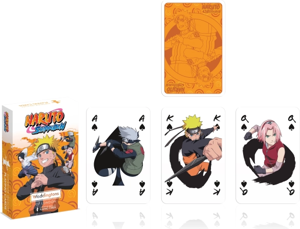 NARUTO SHIPPUDEN Playing Cards Waddingtons