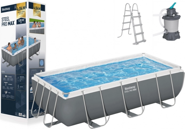 Pool with Stand 404 x 201 x 100 cm Bestway