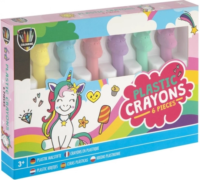 Grafix Unicorn Crayons Set