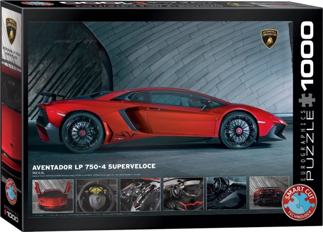 Eurographics Puzzle Lamborghini Aventador, 1000 Pieces