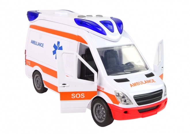 Interactive Ambulance Toy with Lights and Sound