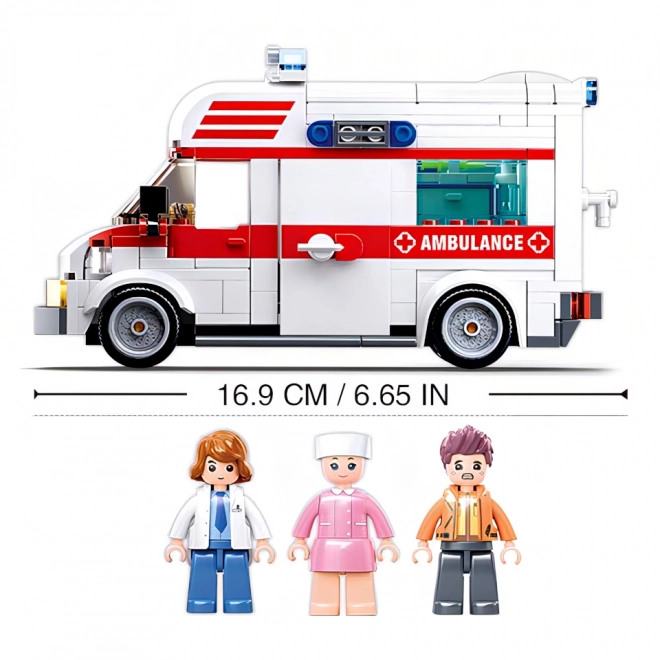 Sluban Town Ambulance Building Set