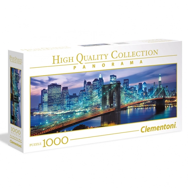 Clementoni Panoramic Puzzle Brooklyn Bridge New York 1000 Pieces