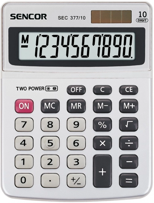 Calculator with a large display