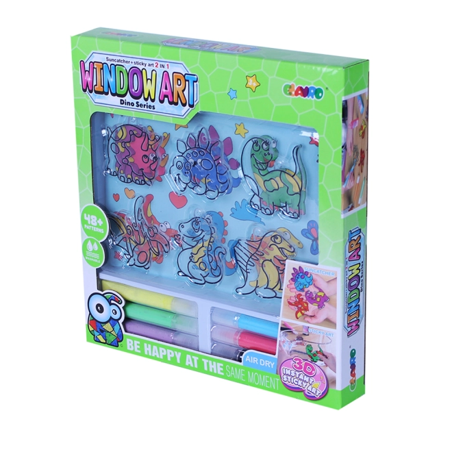 Creatieve set met dinosaurussen
