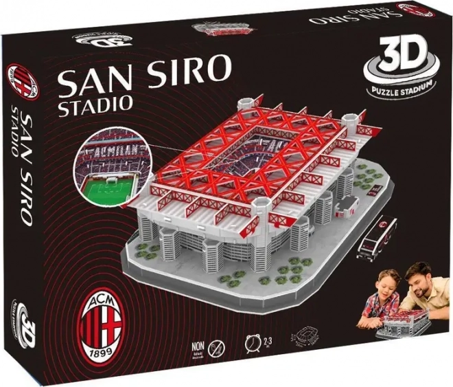 3D-Puzzle-Stadion San Siro FC AC Mailand