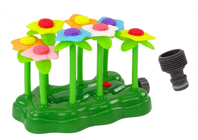 Garden Water Toy with Sprinkler Flowers and Lights