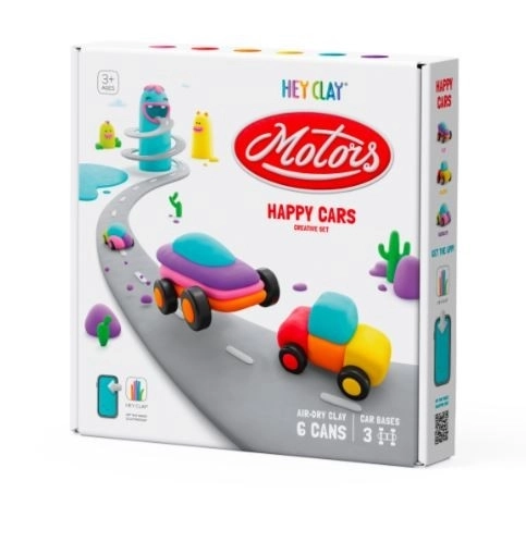 Hey Clay Fun Cars Modeling Set