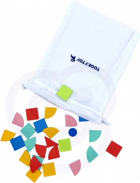 Dřevěná mozaika Tooky Toy Montessori