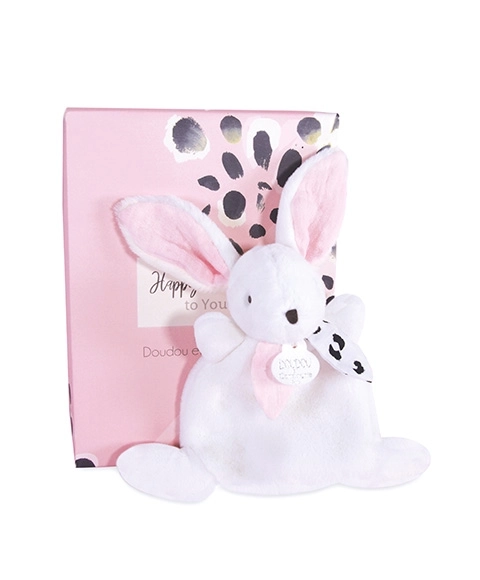 Pink Plush Rabbit Gift Box